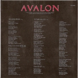 Roxy Music - Avalon, LP Inner Sleeve